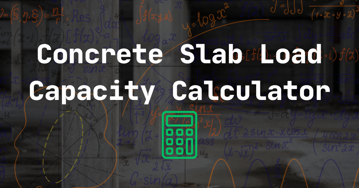 Concrete Slab Load Capacity Calculator — ACI 318 LRFD Structural ...
